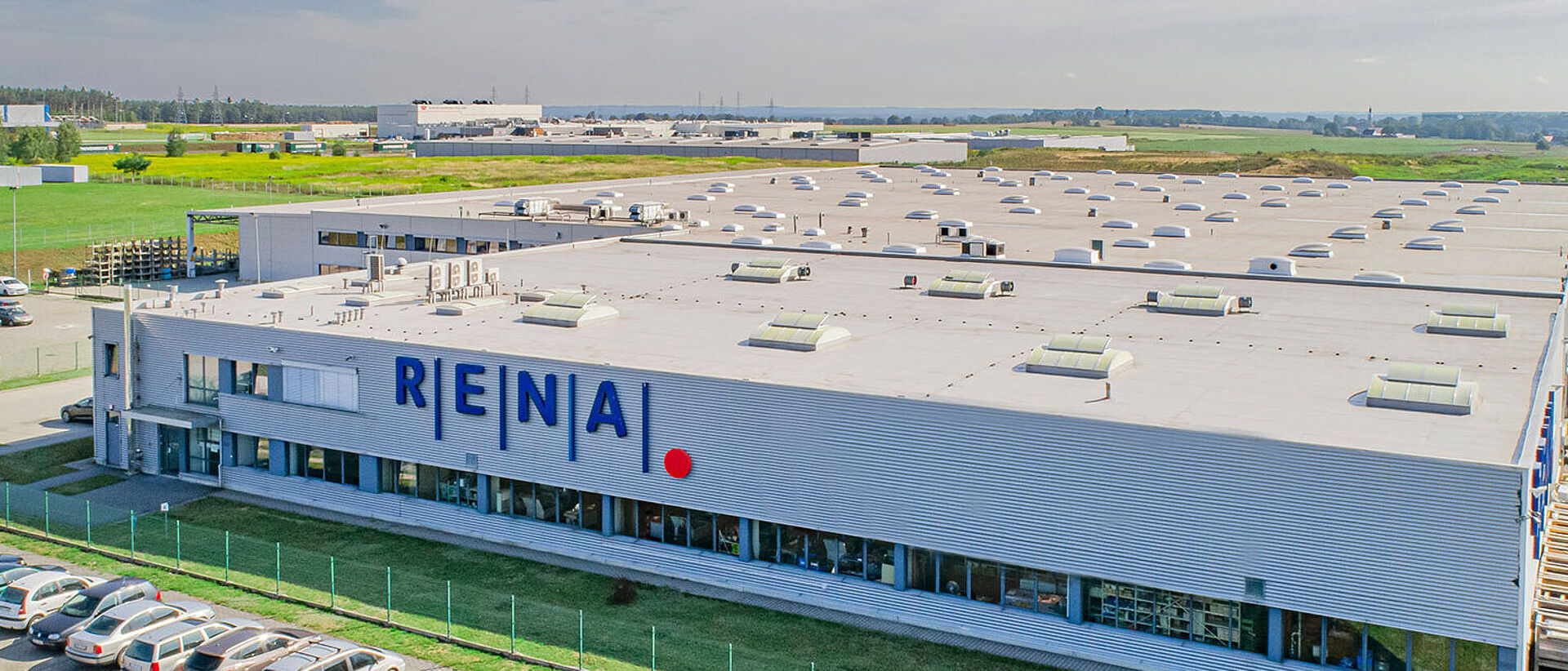  Luftaufnahme der RENA Polska mit Sitz in Wykroty, gelegen in einer Sonderwirtschaftszone nahe der deutschen Grenze mit einer Produktionsfläche von ca. 15.000 m²