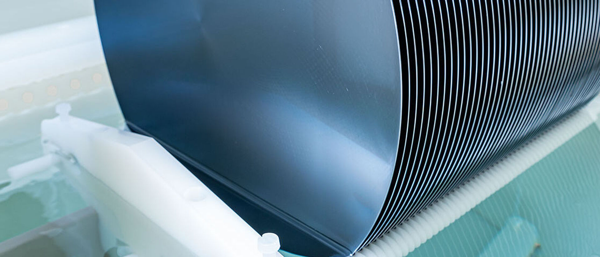 Wafers in a wet chemical bath