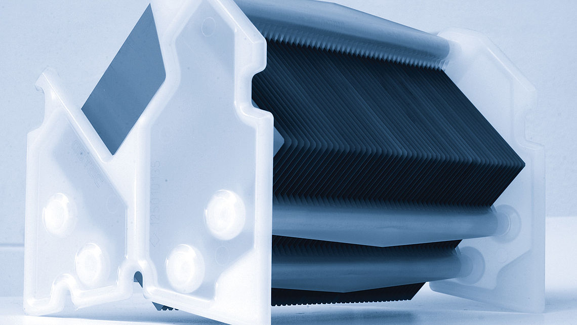 Solarcell wafer carrier