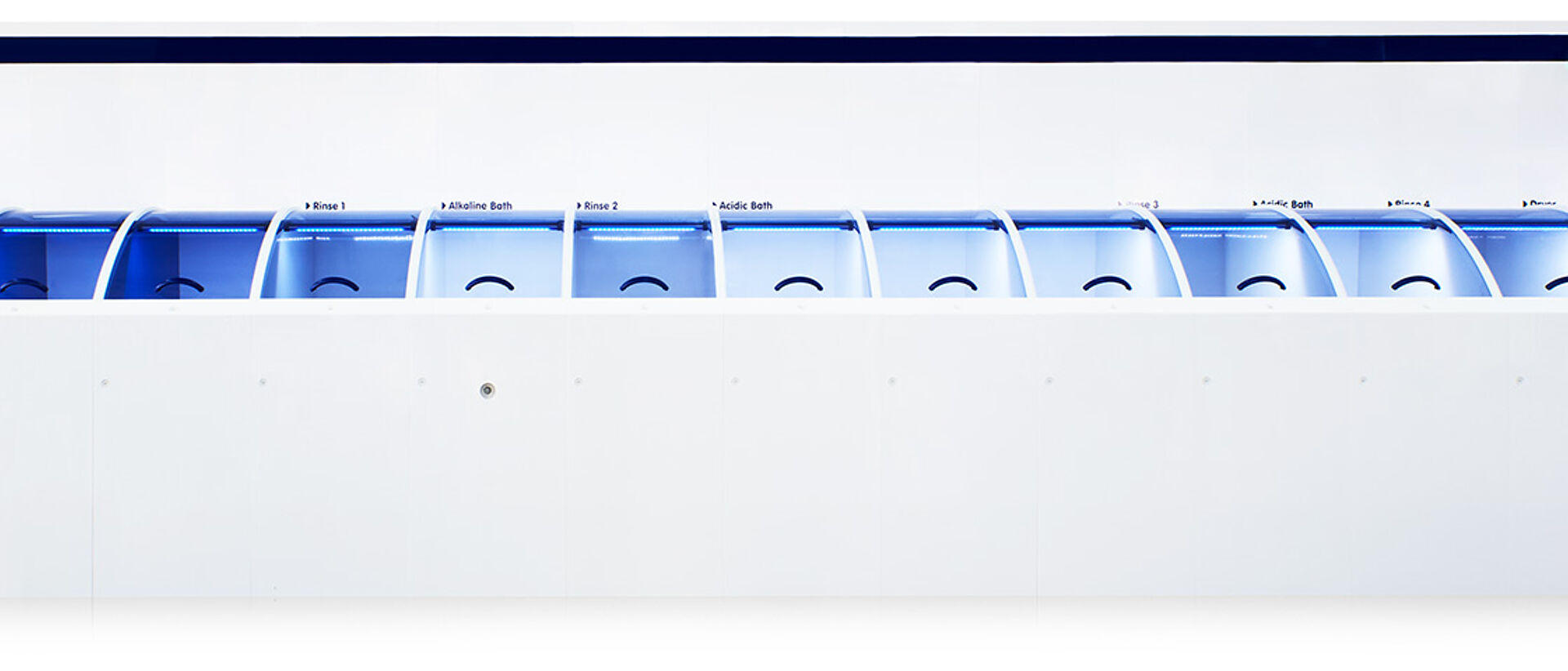 White machine RENA InOxSide 3 wet chemical single side etching White machine RENA InOxSide 3 wet chemical single side etching automated processing equipment