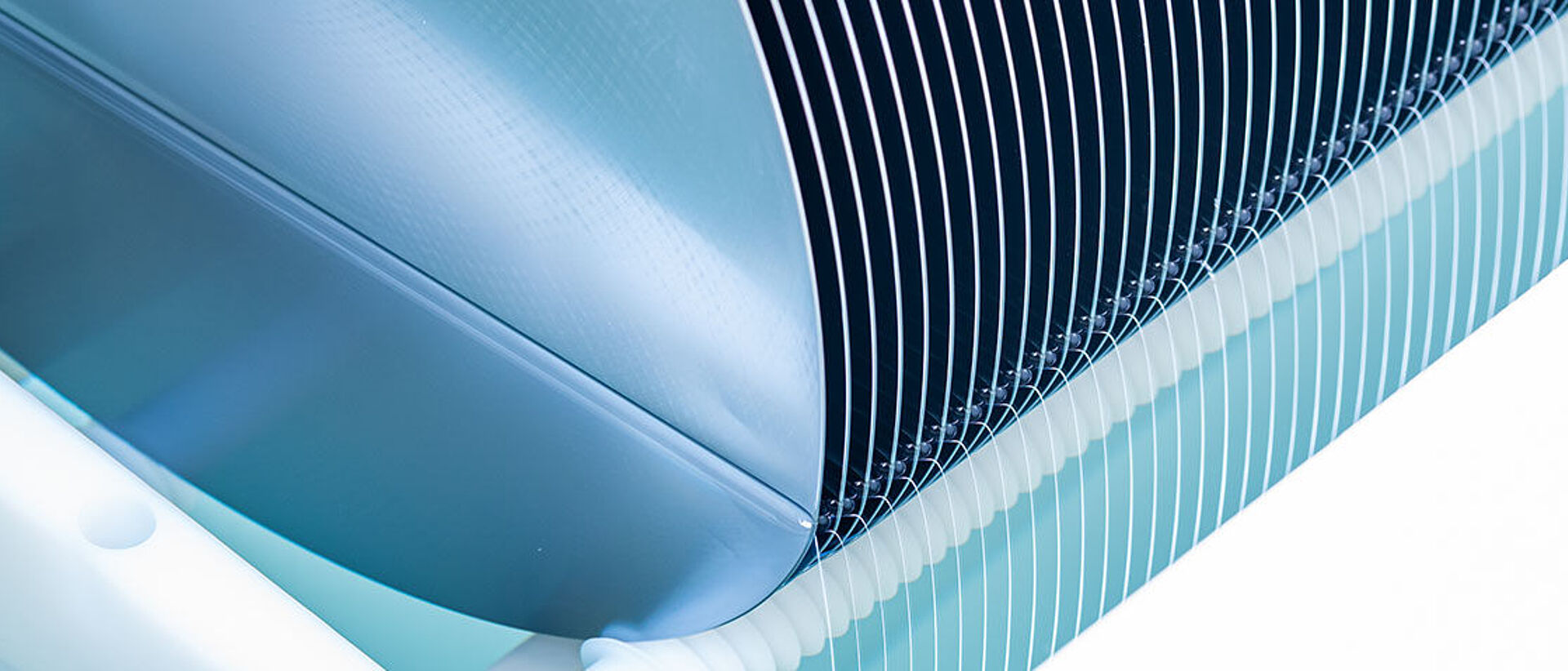 Wafers in etching bath